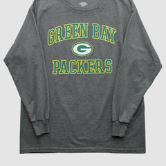 Green Bay Packers 2010s T-Shirt Gray Vintage - Fanatics