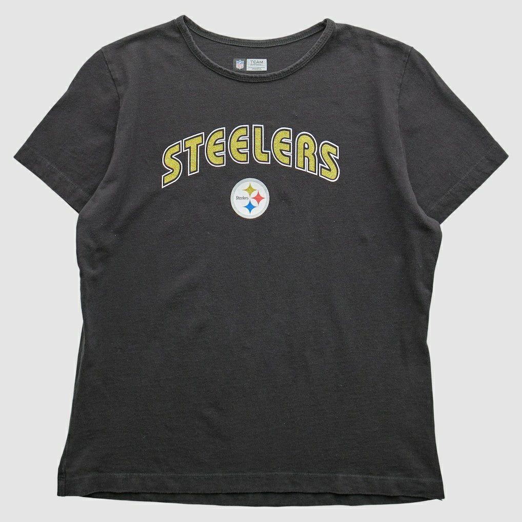 Pittsburgh Steelers NFL 2000s T-Shirt Black Vintage - Fanatics