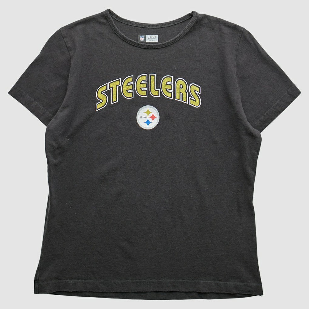 Pittsburgh Steelers NFL 2000s T-Shirt Black Vintage - Fanatics