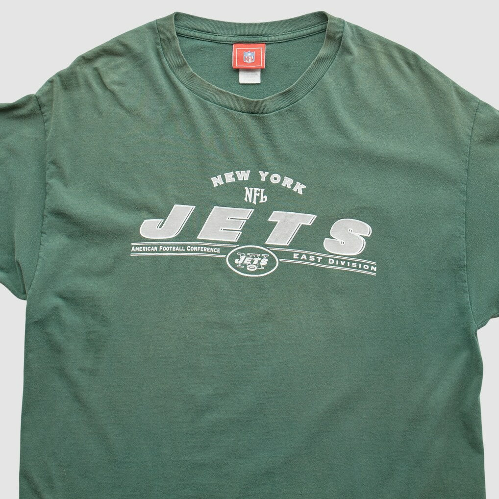 New York Jets NFL 2000s T-Shirt Green Vintage - Fanatics