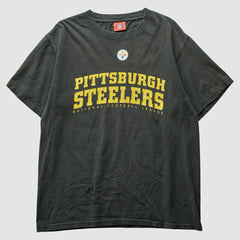 Pittsburgh Steelers NFL 2000s T-Shirt Black Vintage - Fanatics