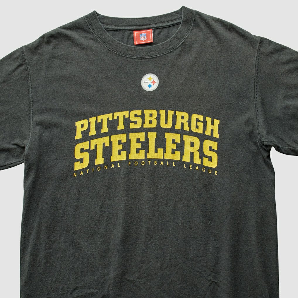 Pittsburgh Steelers NFL 2000s T-Shirt Black Vintage - Fanatics