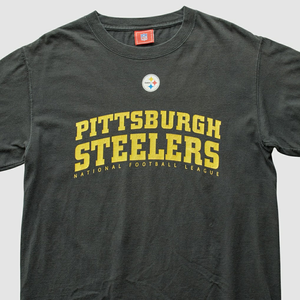 Pittsburgh Steelers NFL 2000s T-Shirt Black Vintage - Fanatics