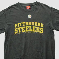 Pittsburgh Steelers NFL 2000s T-Shirt Black Vintage - Fanatics