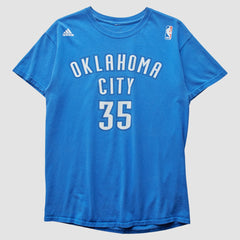 Adidas - Oklahoma City Thunder 2000s T-Shirt - Blue Vintage
