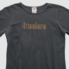 Pittsburgh Steelers NFL 2000s T-Shirt Black Vintage - Fanatics