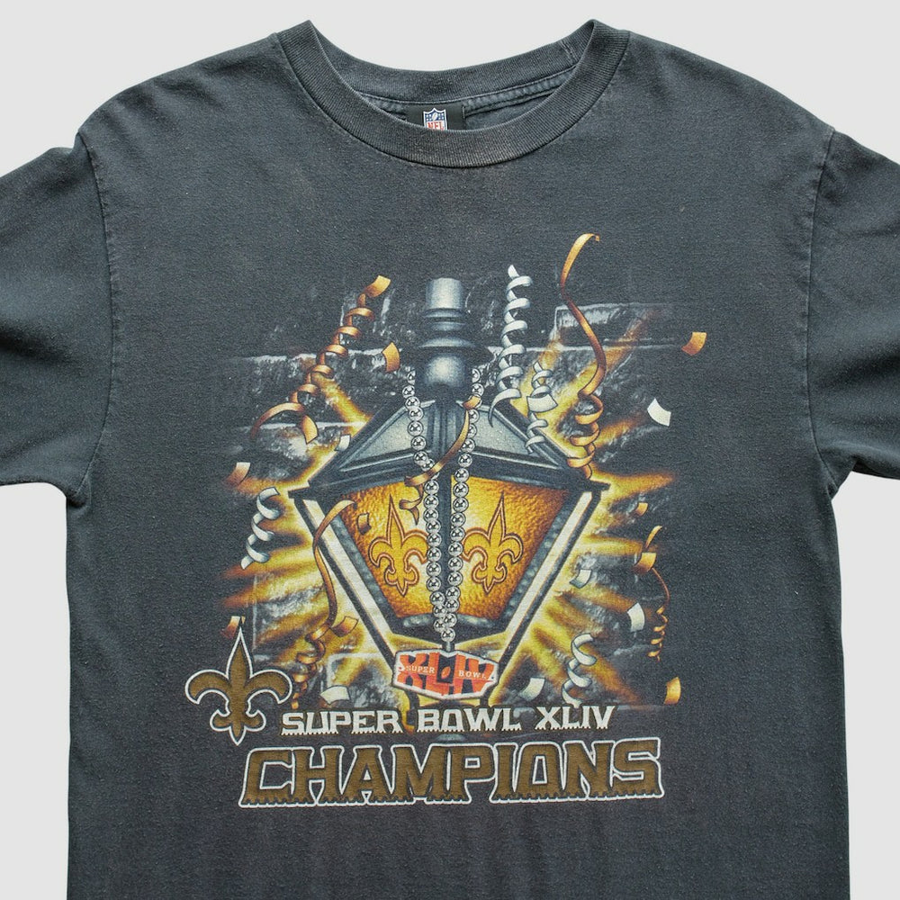 New Orleans Saints NFL 2010 T-Shirt Black Vintage - Fanatics