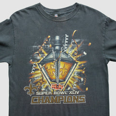 New Orleans Saints NFL 2010 T-Shirt Black Vintage - Fanatics