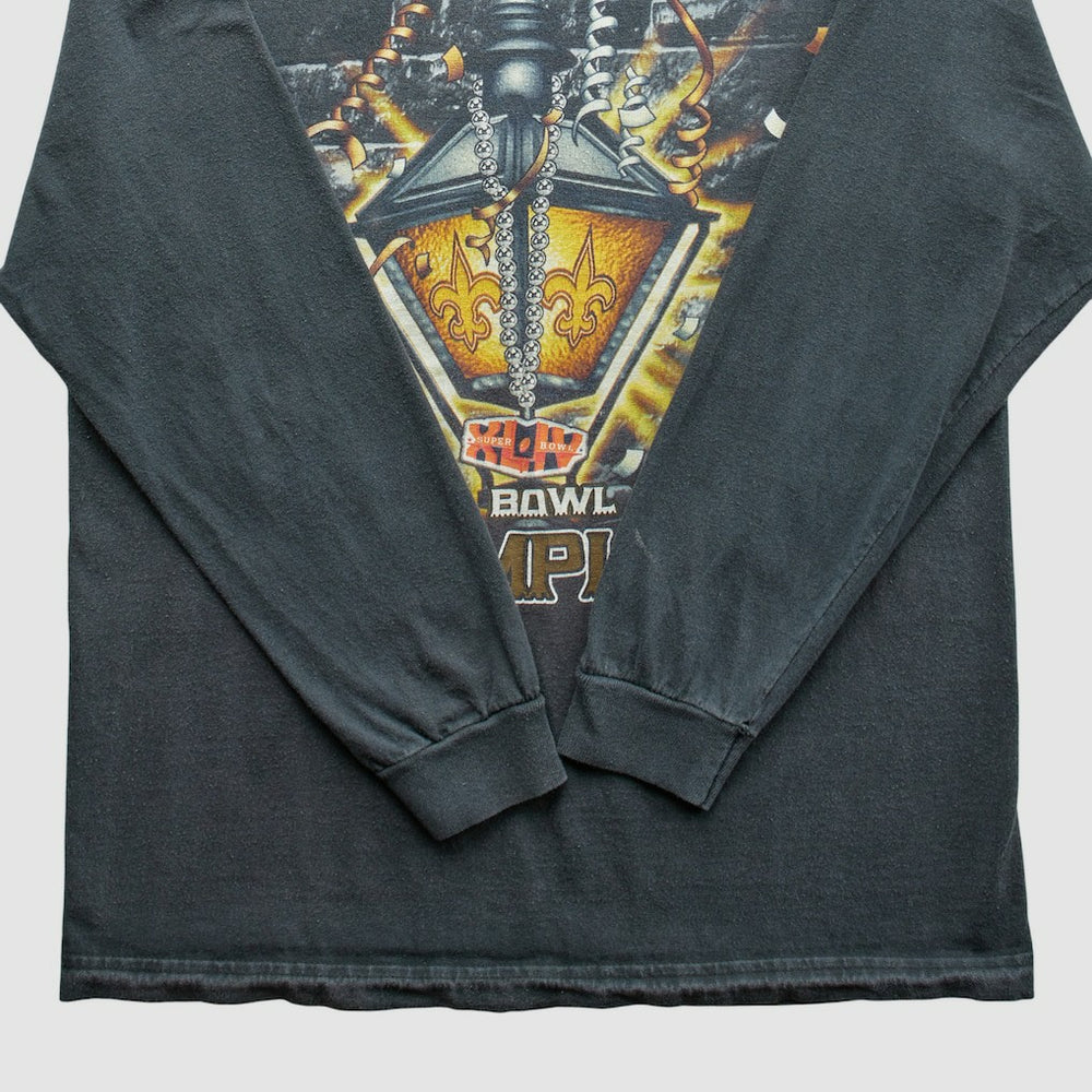 New Orleans Saints NFL 2010 T-Shirt Black Vintage - Fanatics
