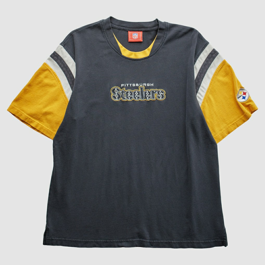 Pittsburgh Steelers NFL 2000s T-Shirt Black Vintage - Fanatics
