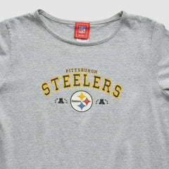 Pittsburgh Steelers NFL 2000s T-Shirt Gray Vintage - Fanatics