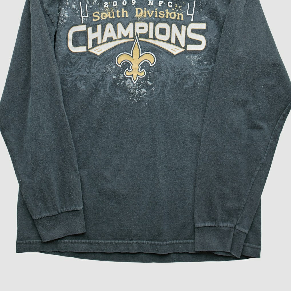New Orleans Saints 2009 T-Shirt Black Vintage - Fanatics