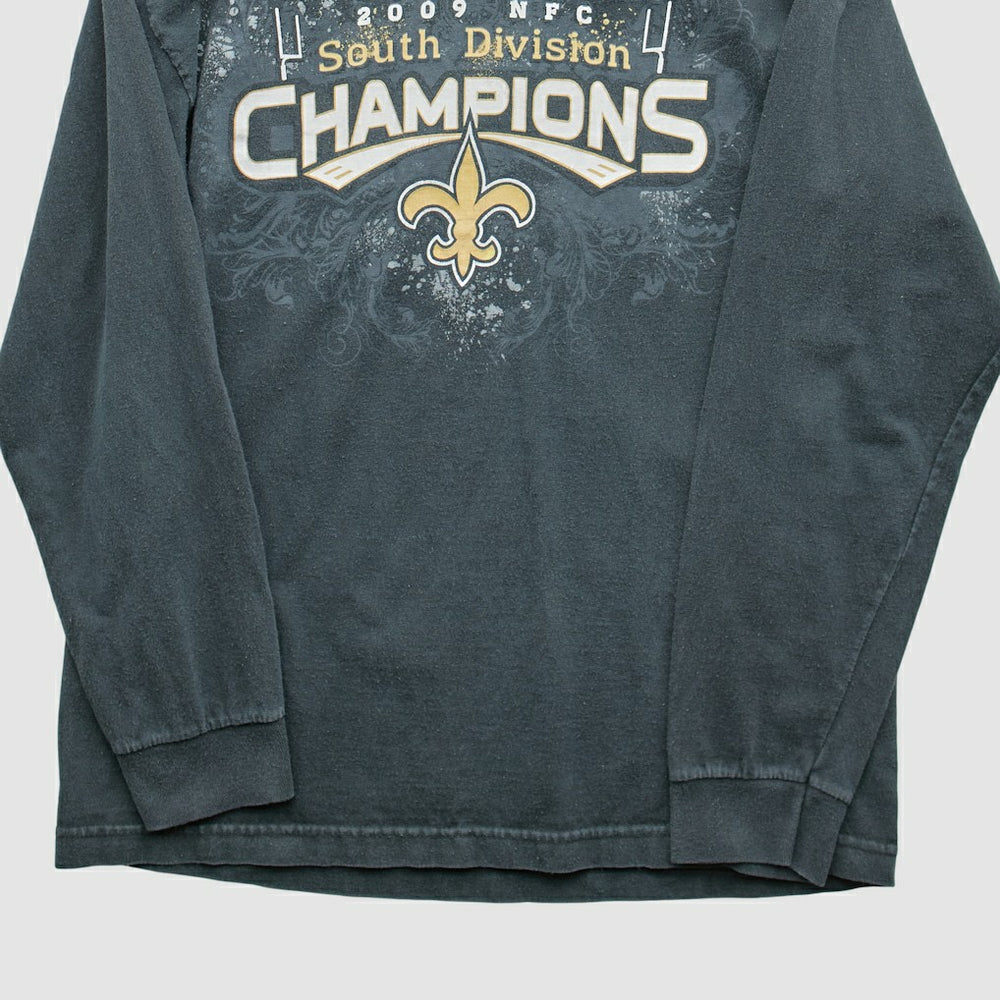 New Orleans Saints 2009 T-Shirt Black Vintage - Fanatics