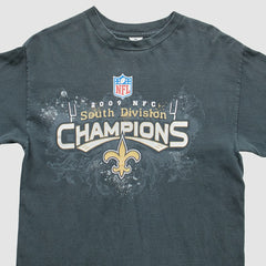 New Orleans Saints 2009 T-Shirt Black Vintage - Fanatics