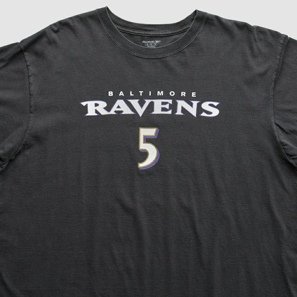 Baltimore Ravens Reebok 2008 T-Shirt Black Vintage - Fanatics