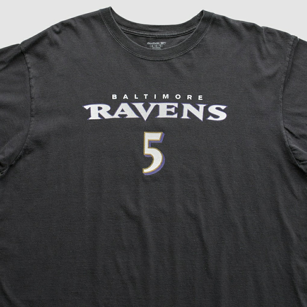 Baltimore Ravens Reebok 2008 T-Shirt Black Vintage - Fanatics