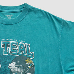 Indianapolis Colts vs. Jacksonville Jaguars Reebok 2007 T-Shirt Teal Vintage - Fanatics