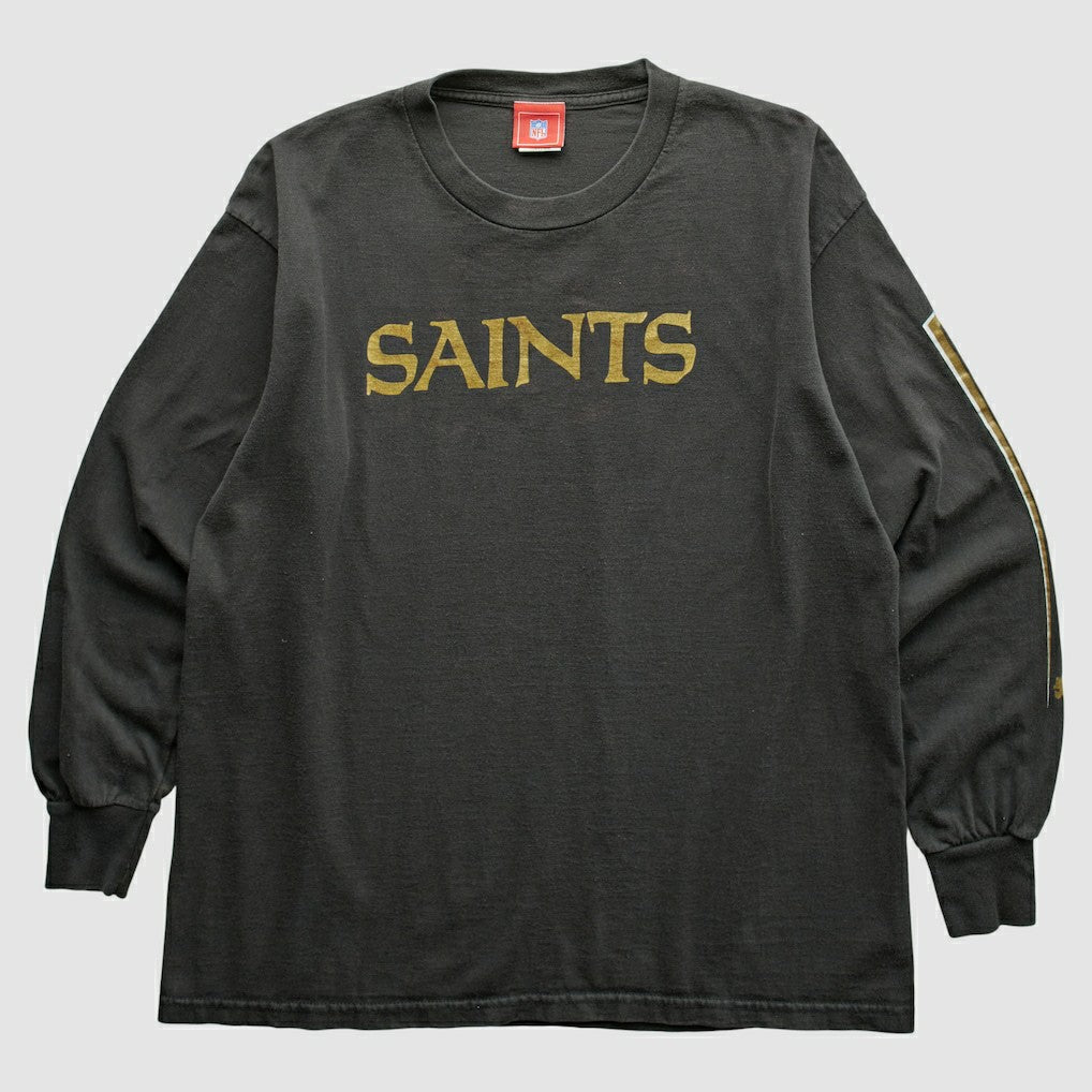 New Orleans Saints NFL 2000s T-Shirt Black Vintage - Fanatics