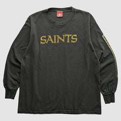 New Orleans Saints NFL 2000s T-Shirt Black Vintage - Fanatics