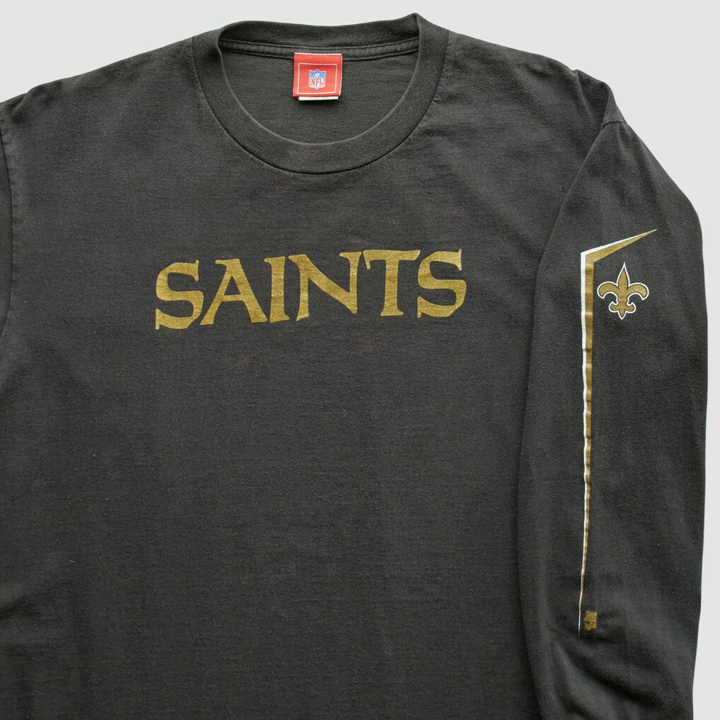 New Orleans Saints NFL 2000s T-Shirt Black Vintage - Fanatics