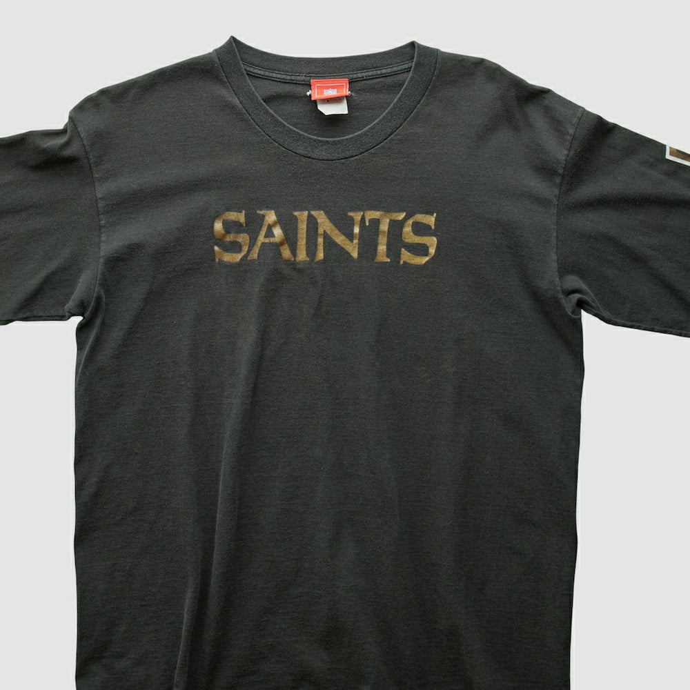 New Orleans Saints NFL 2000s T-Shirt Black Vintage - Fanatics