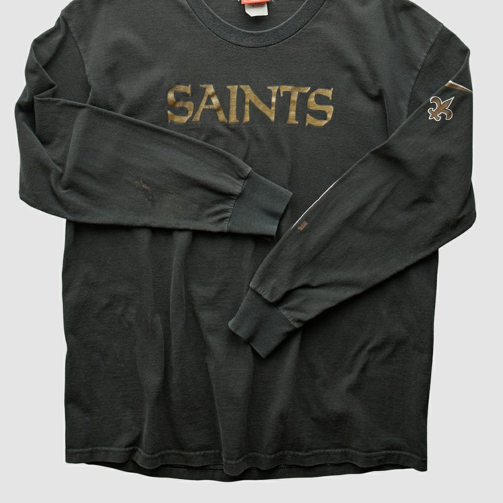 New Orleans Saints NFL 2000s T-Shirt Black Vintage - Fanatics