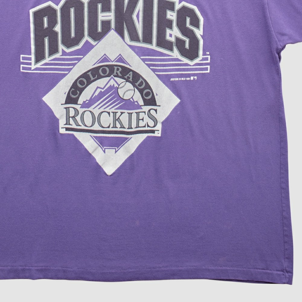 Colorado Rockies Jostens 1991 T-Shirt Sale