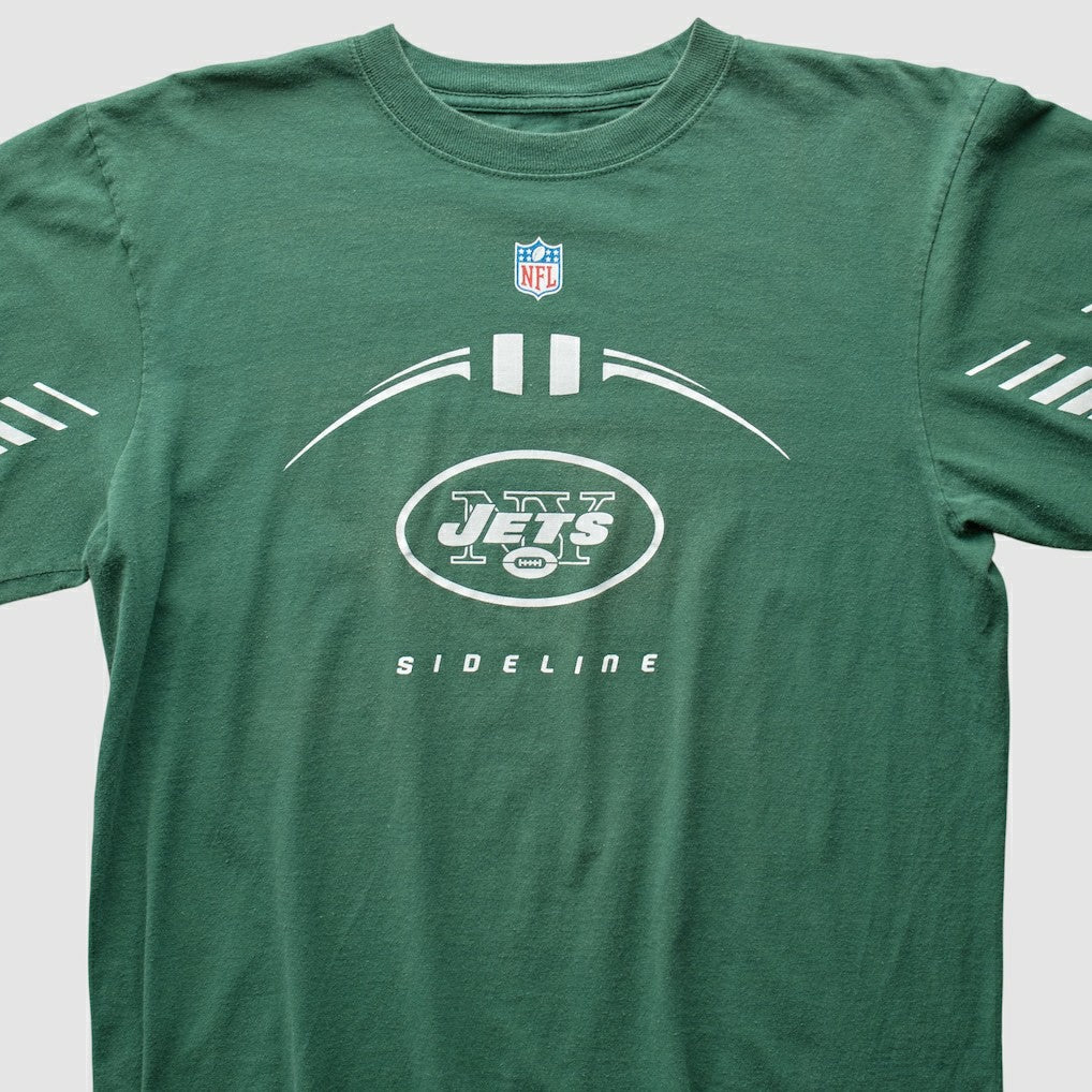 New York Jets 2000s T-Shirt Green Vintage - Fanatics