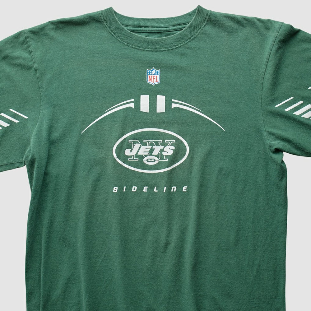 New York Jets 2000s T-Shirt Green Vintage - Fanatics