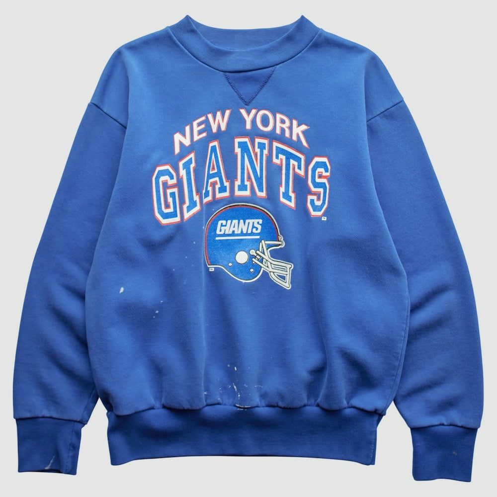 New York Giants 90s Pullover Sweatshirt Blue Vintage - Fanatics