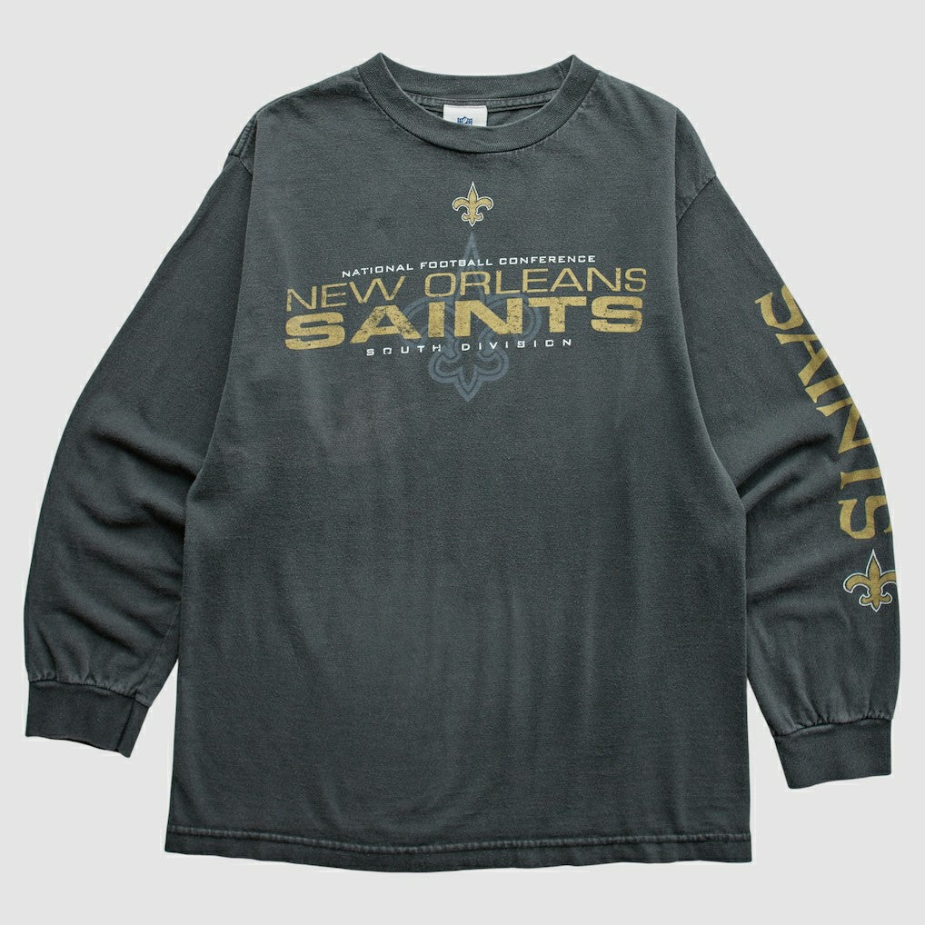 New Orleans Saints NFL 2000s T-Shirt Black Vintage - Fanatics