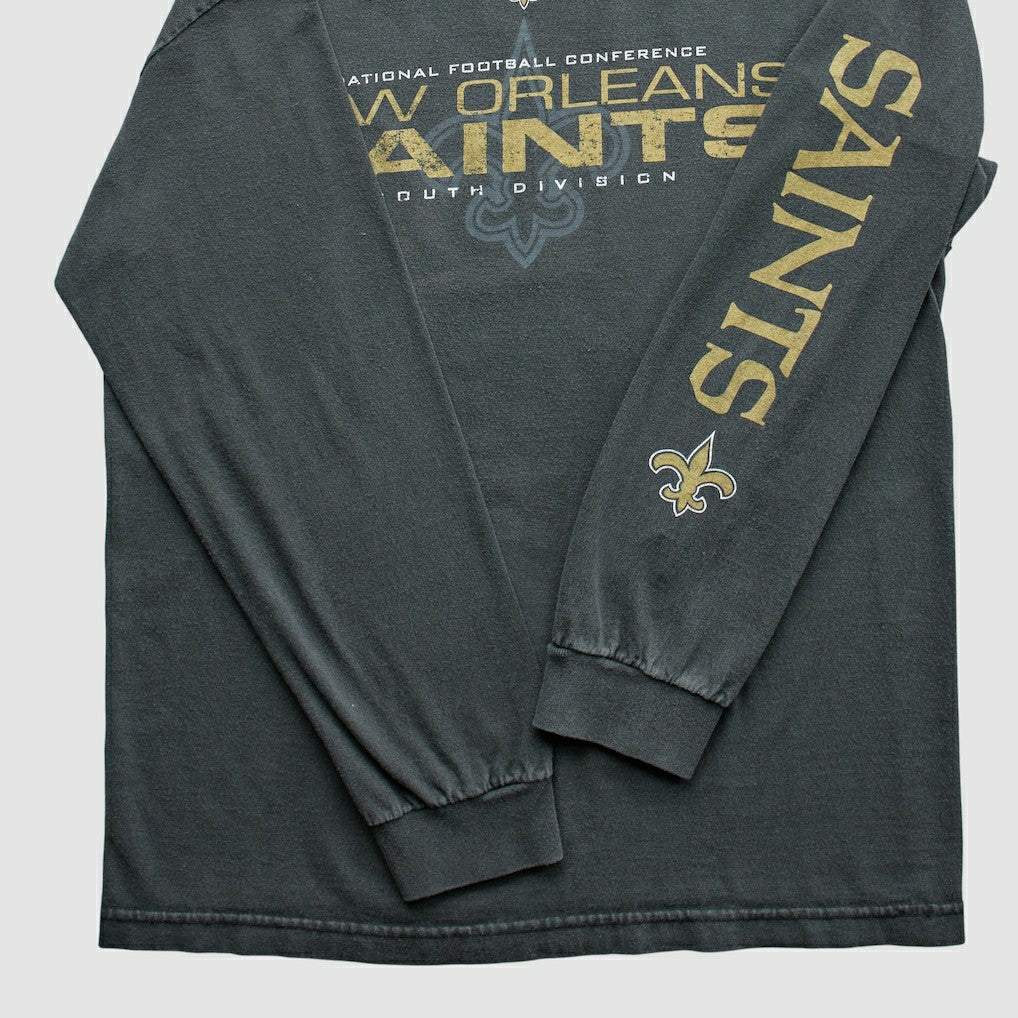 New Orleans Saints NFL 2000s T-Shirt Black Vintage - Fanatics