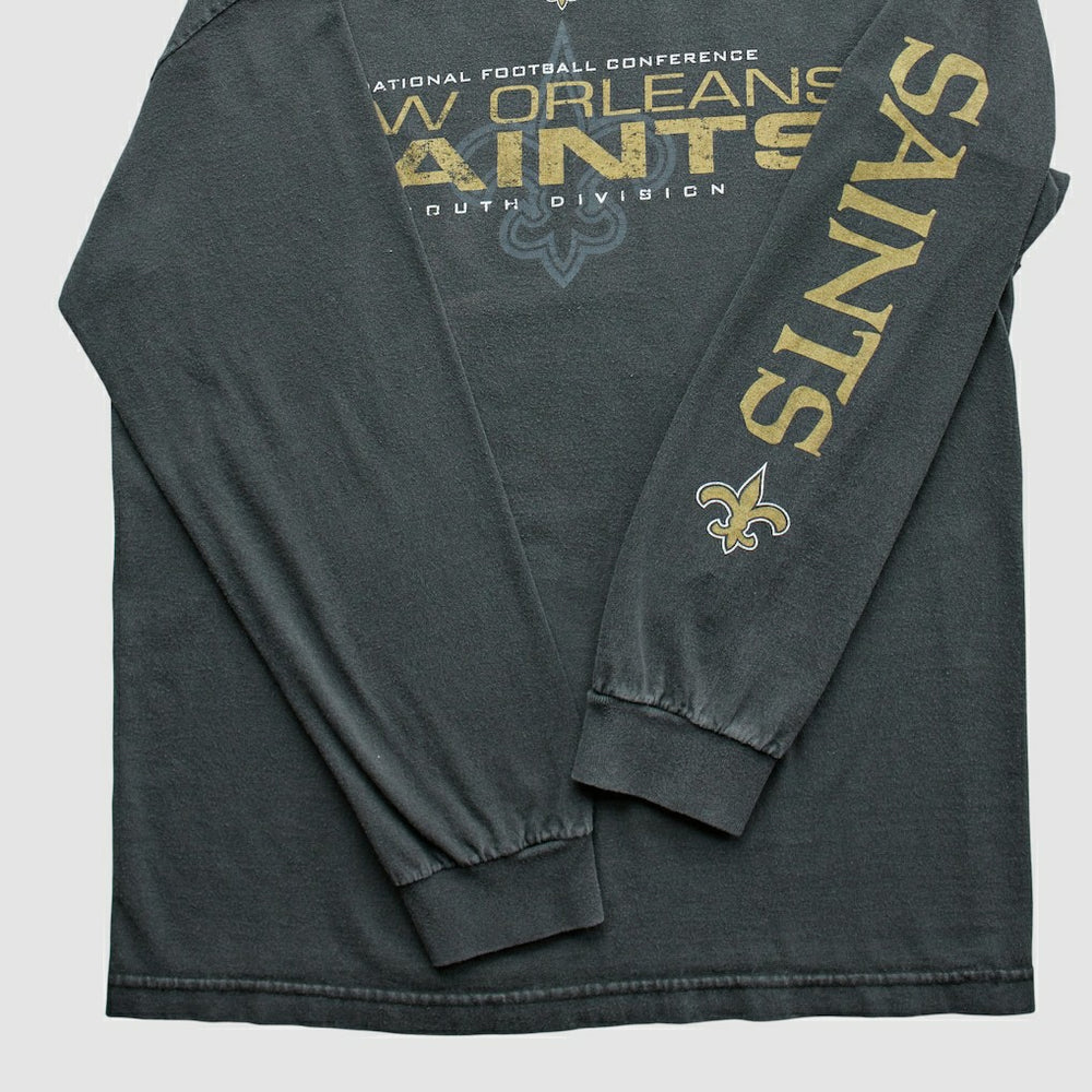 New Orleans Saints NFL 2000s T-Shirt Black Vintage - Fanatics