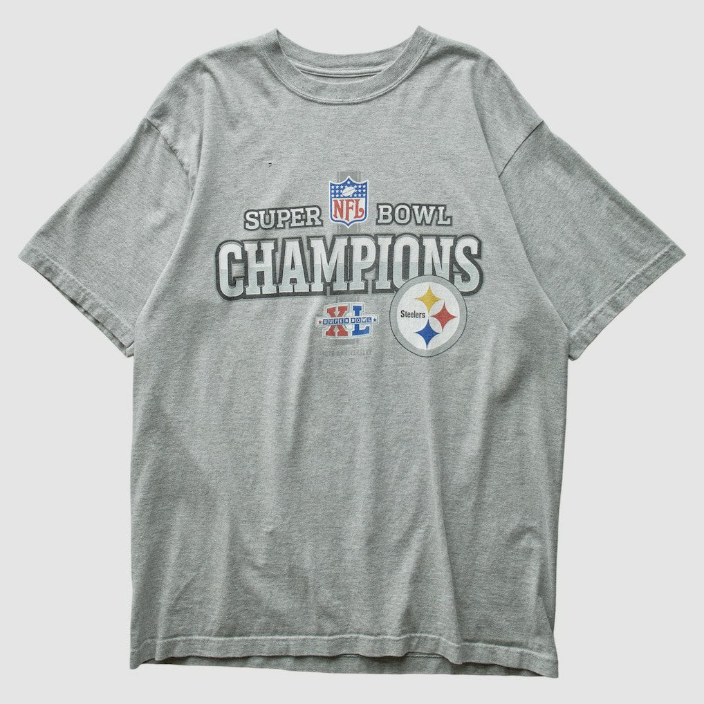 Pittsburgh Steelers 2005 T-Shirt Gray Vintage - Fanatics