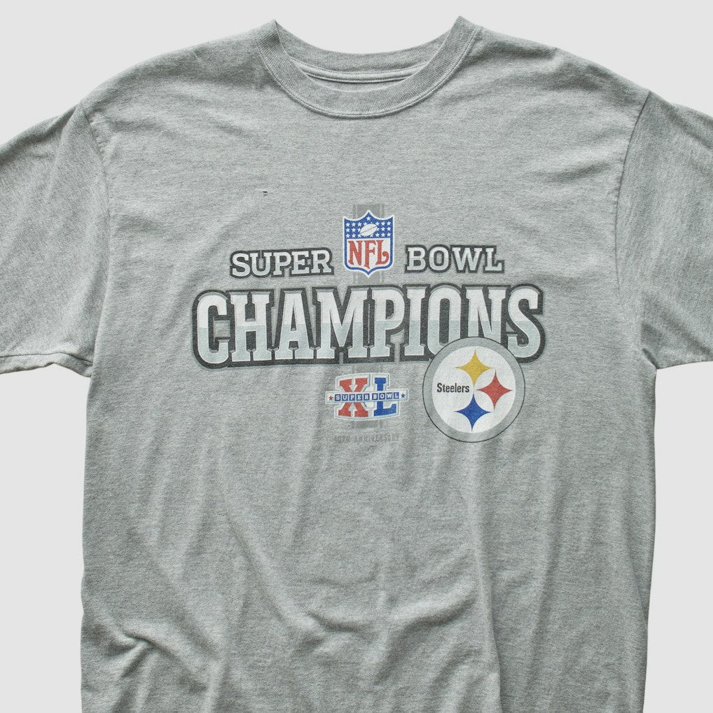 Pittsburgh Steelers 2005 T-Shirt Gray Vintage - Fanatics