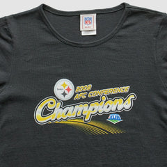 Pittsburgh Steelers NFL 2008 T-Shirt Black Vintage - Fanatics