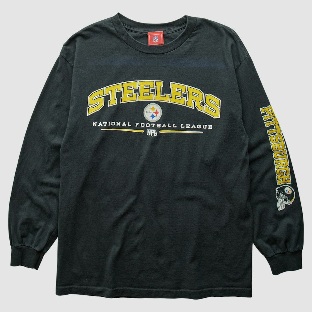 Pittsburgh Steelers NFL 2000s T-Shirt Black Vintage - Fanatics
