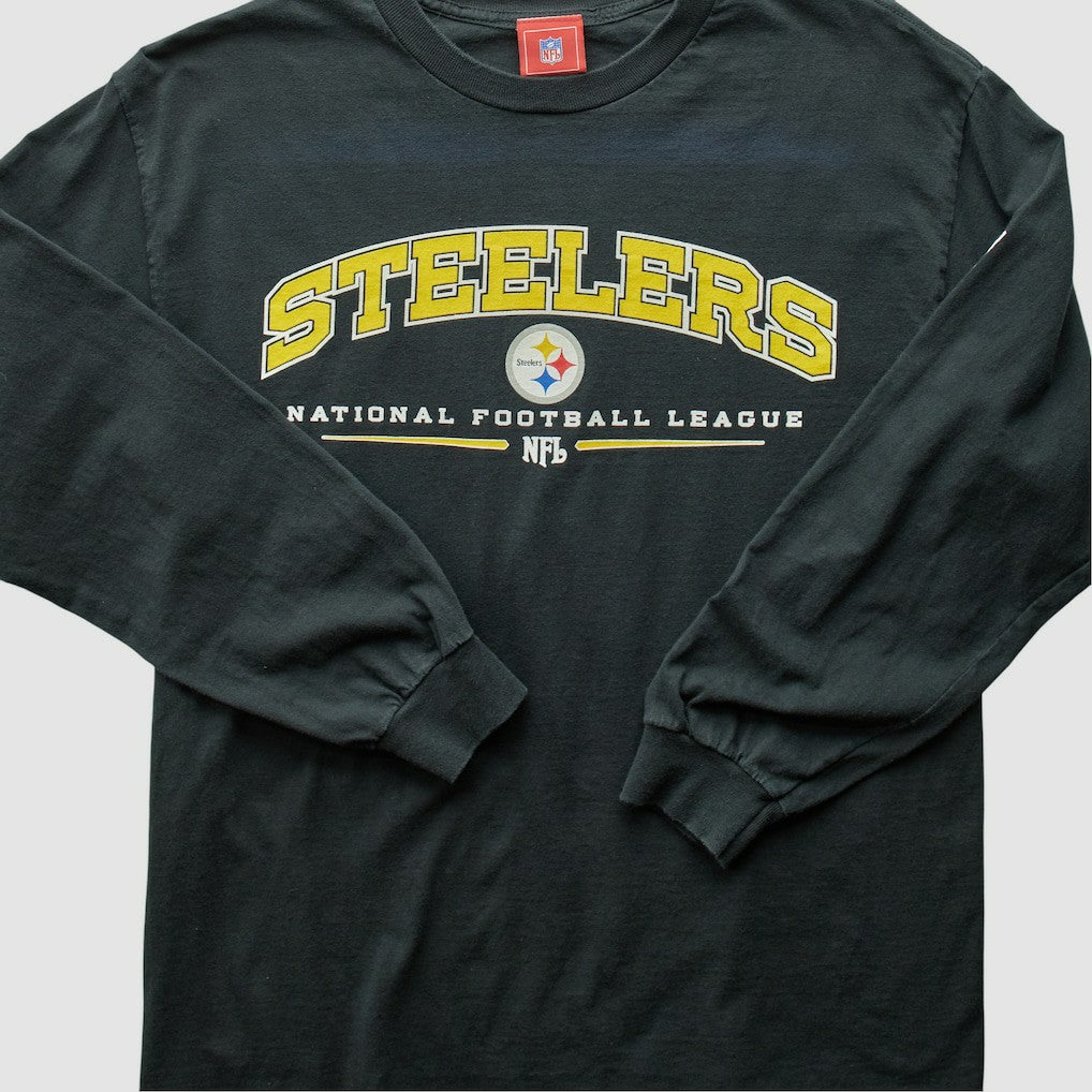 Pittsburgh Steelers NFL 2000s T-Shirt Black Vintage - Fanatics