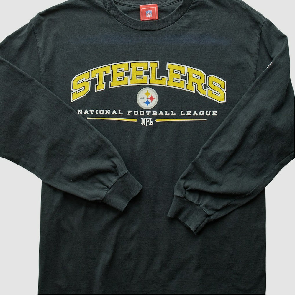 Pittsburgh Steelers NFL 2000s T-Shirt Black Vintage - Fanatics