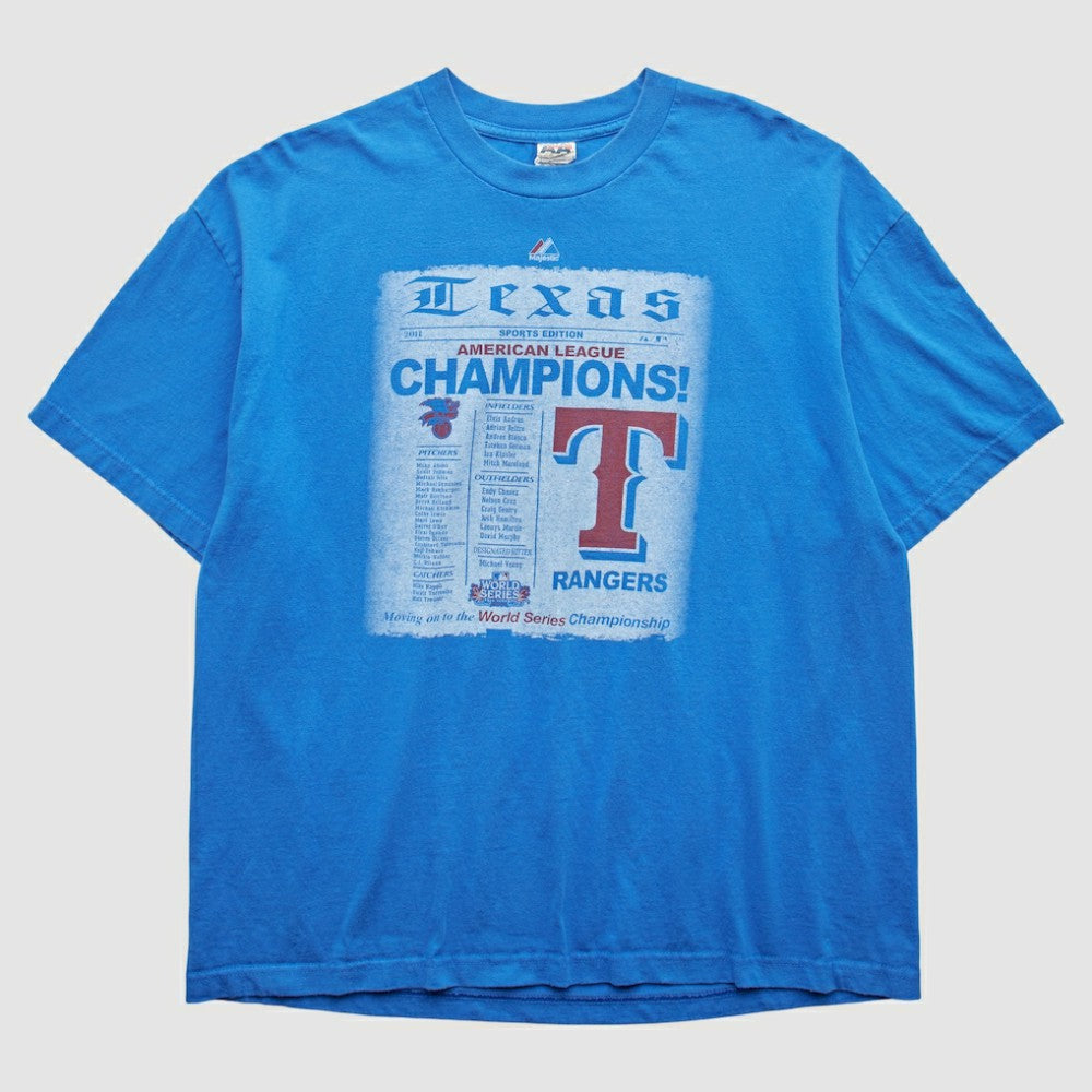 Texas Rangers Majestic 2011 T-Shirt Sale
