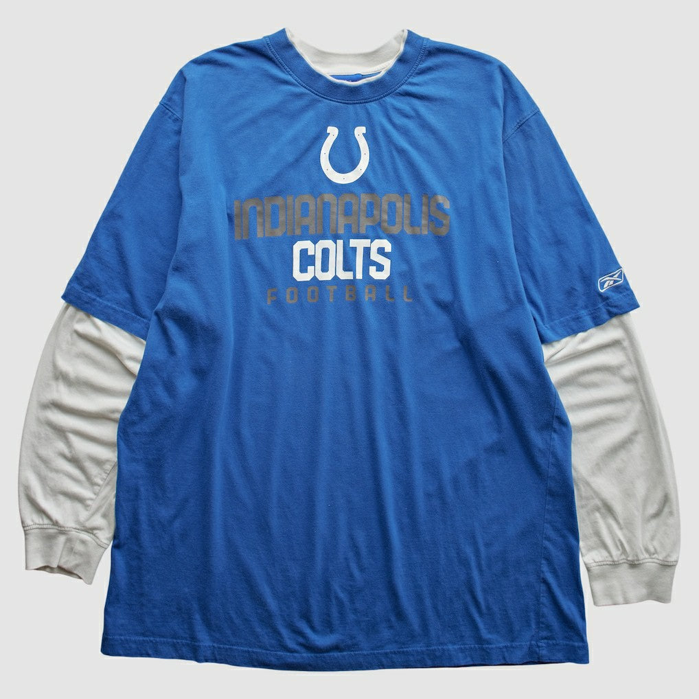 Indianapolis Colts Reebok 2000s T-Shirt Blue Vintage - Fanatics