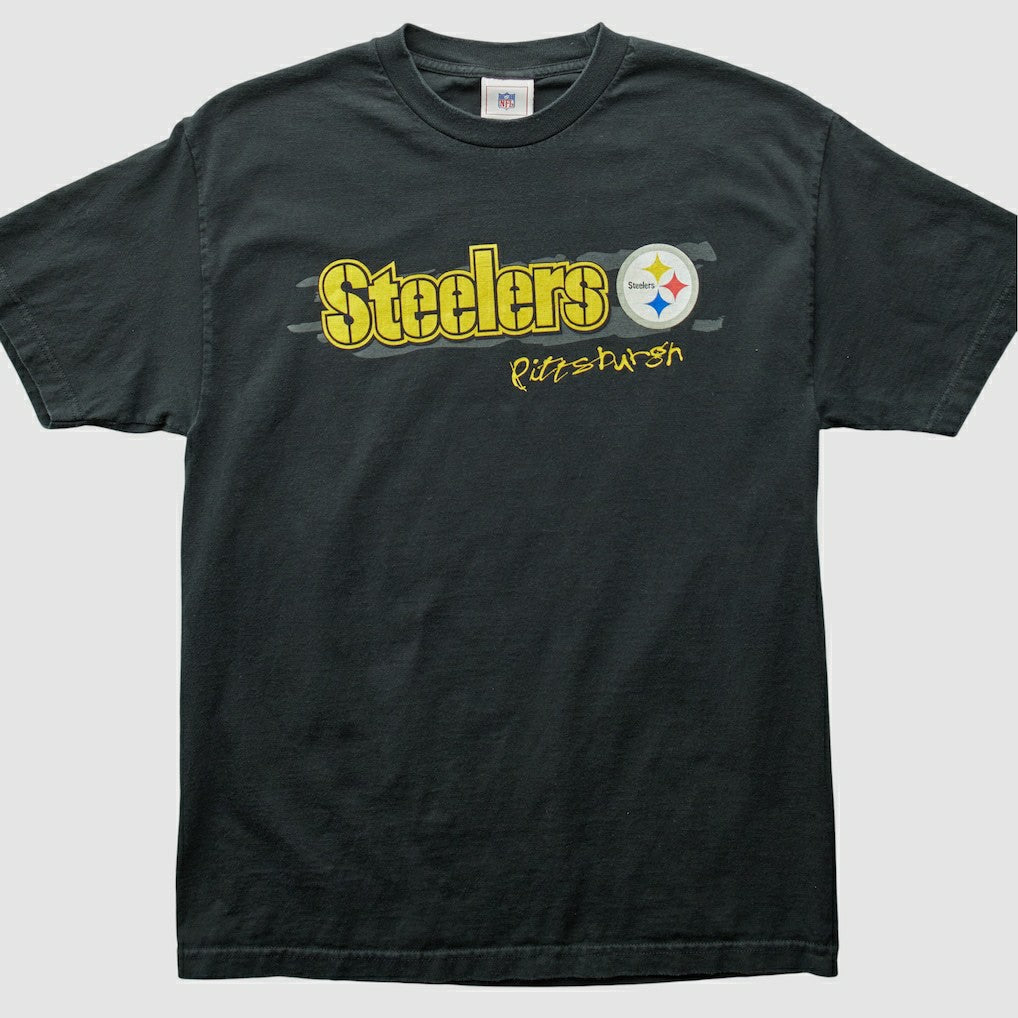 Pittsburgh Steelers NFL 2000s T-Shirt Black Vintage - Fanatics