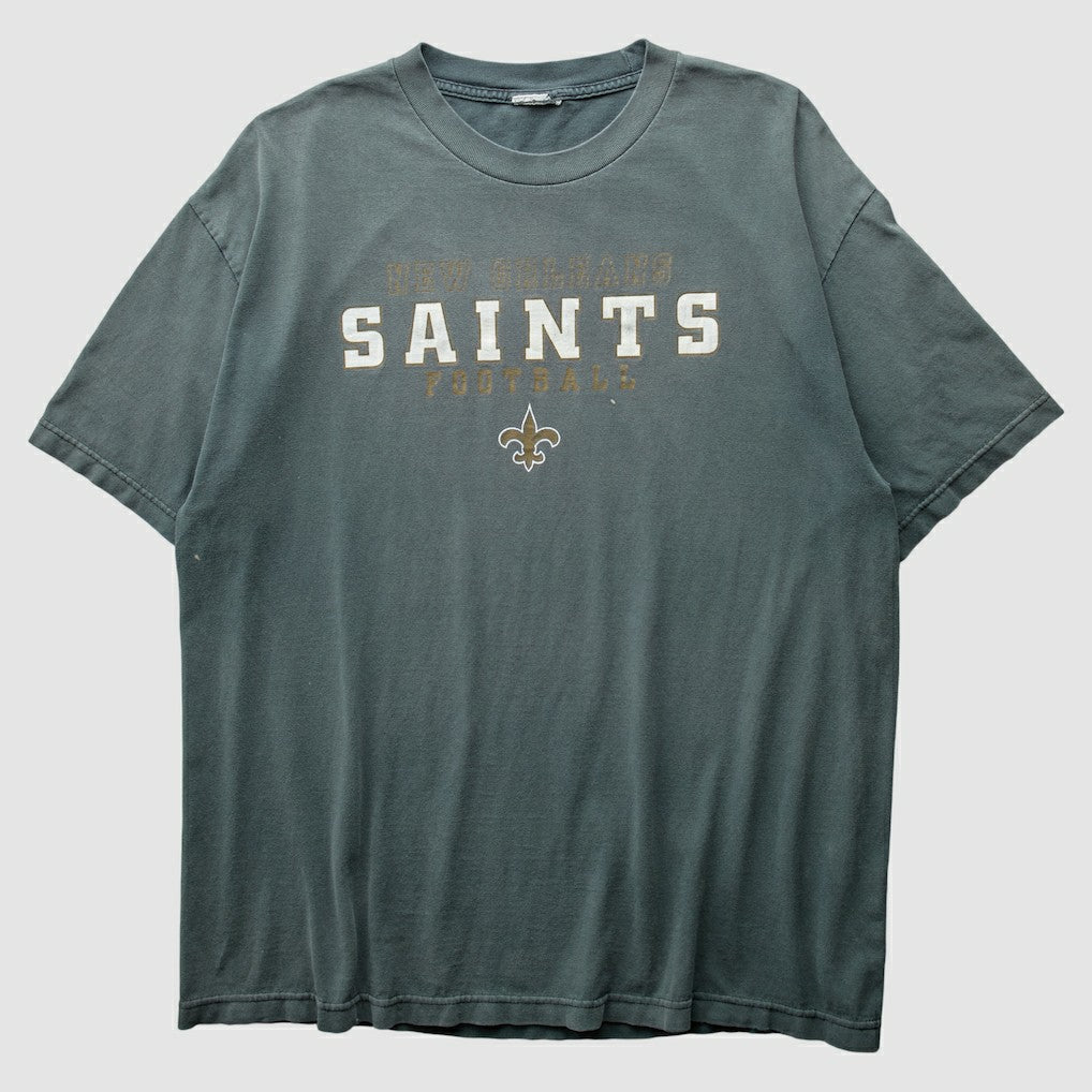 New Orleans Saints 2000s T-Shirt Gray Vintage - Fanatics