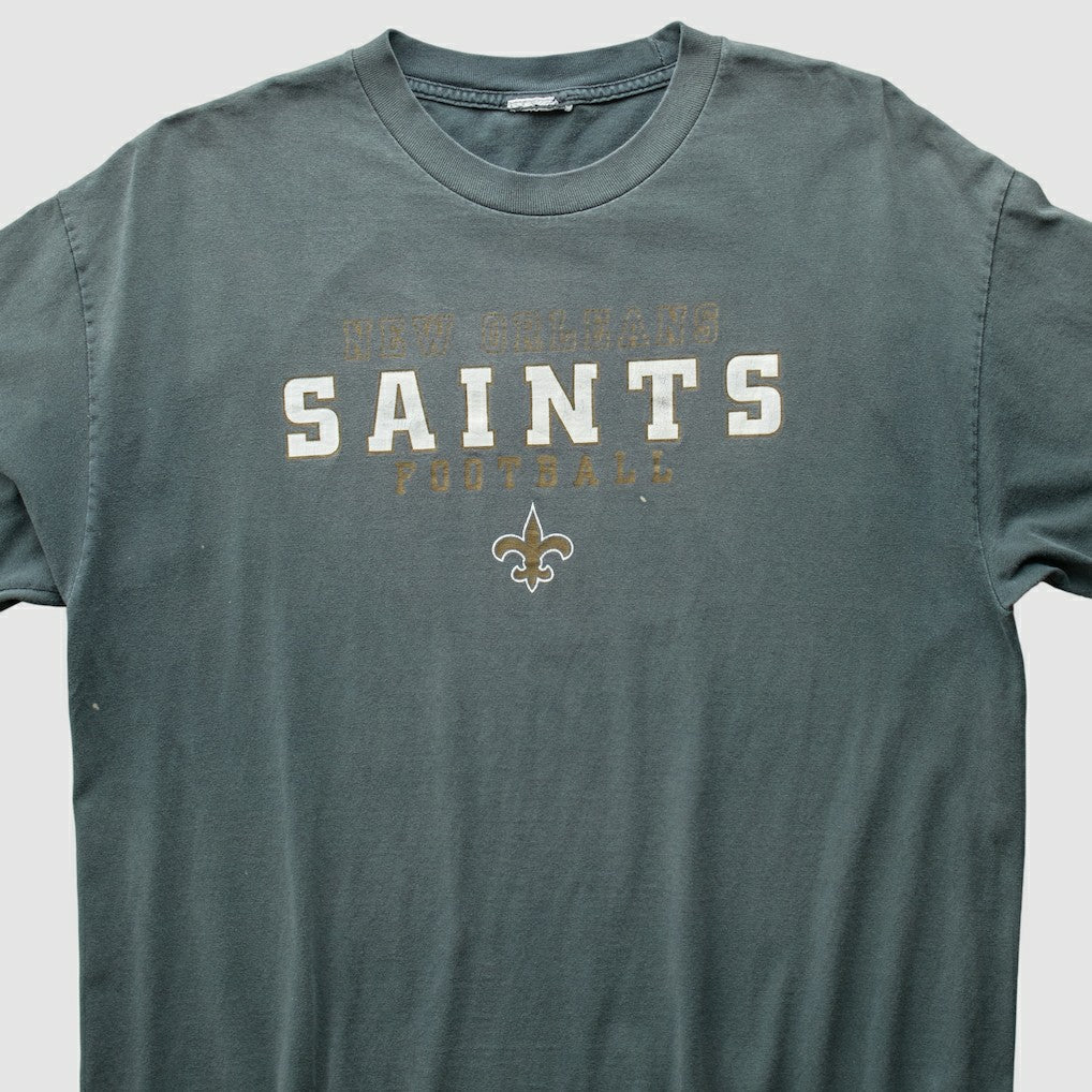 New Orleans Saints 2000s T-Shirt Gray Vintage - Fanatics