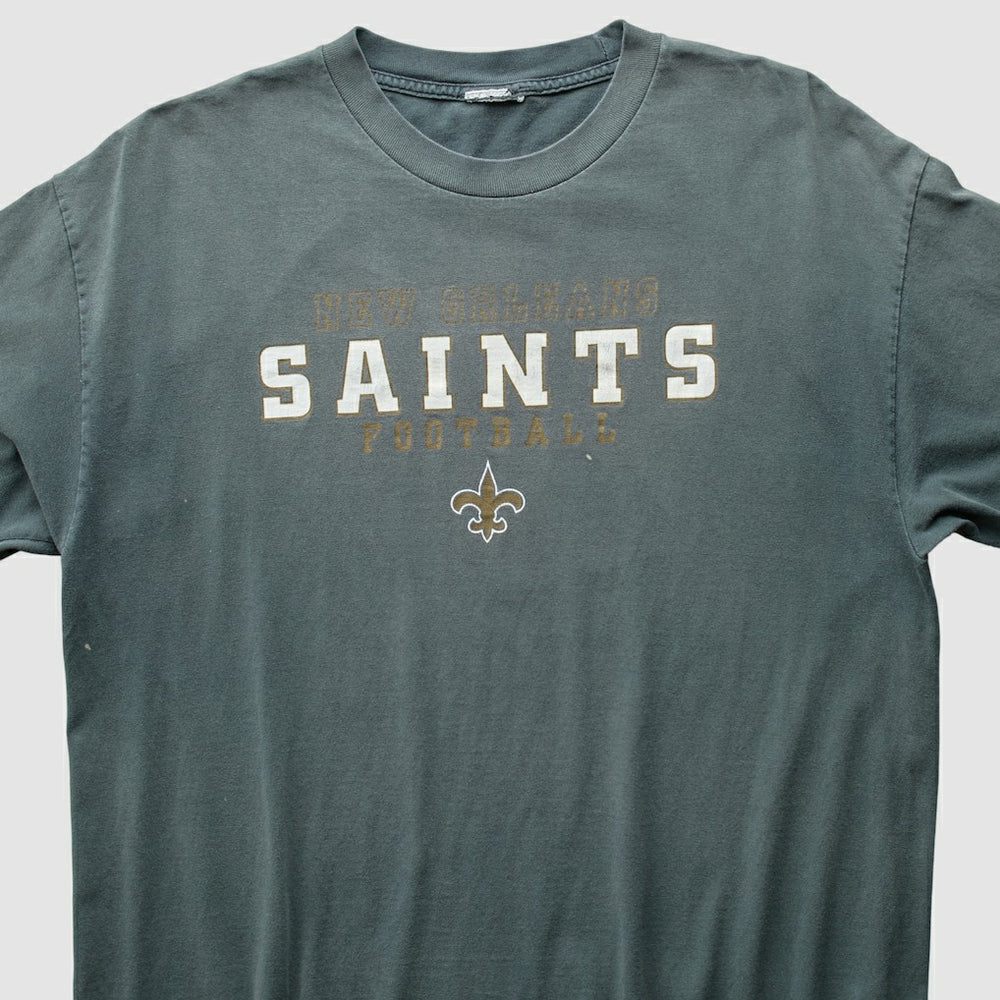 New Orleans Saints 2000s T-Shirt Gray Vintage - Fanatics