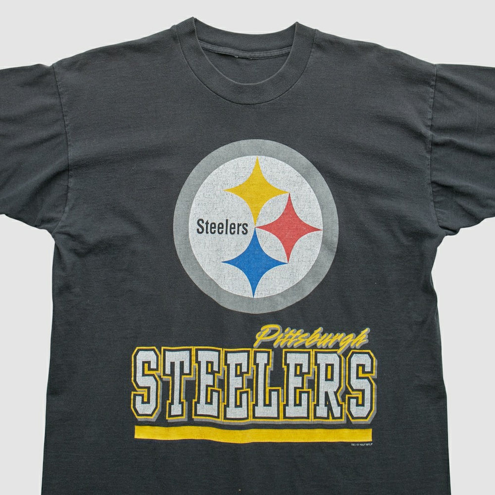 Pittsburgh Steelers 1997 T-Shirt Black Vintage - Fanatics