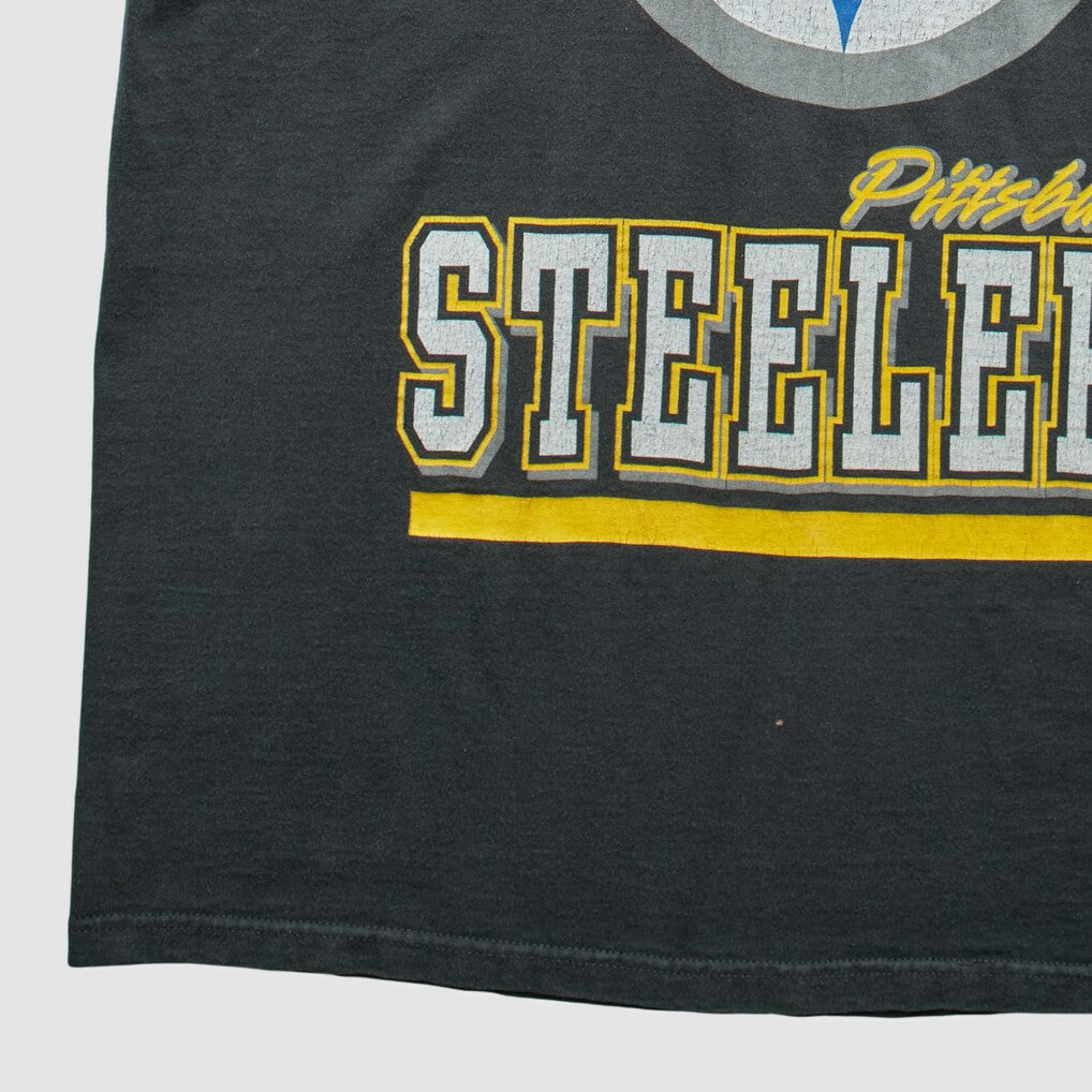 Pittsburgh Steelers 1997 T-Shirt Black Vintage - Fanatics