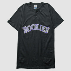 Colorado Rockies Majestic 2000s T-Shirt On Sale