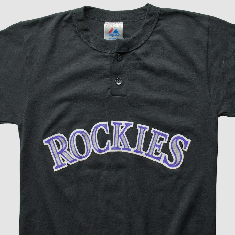 Colorado Rockies Majestic 2000s T-Shirt On Sale