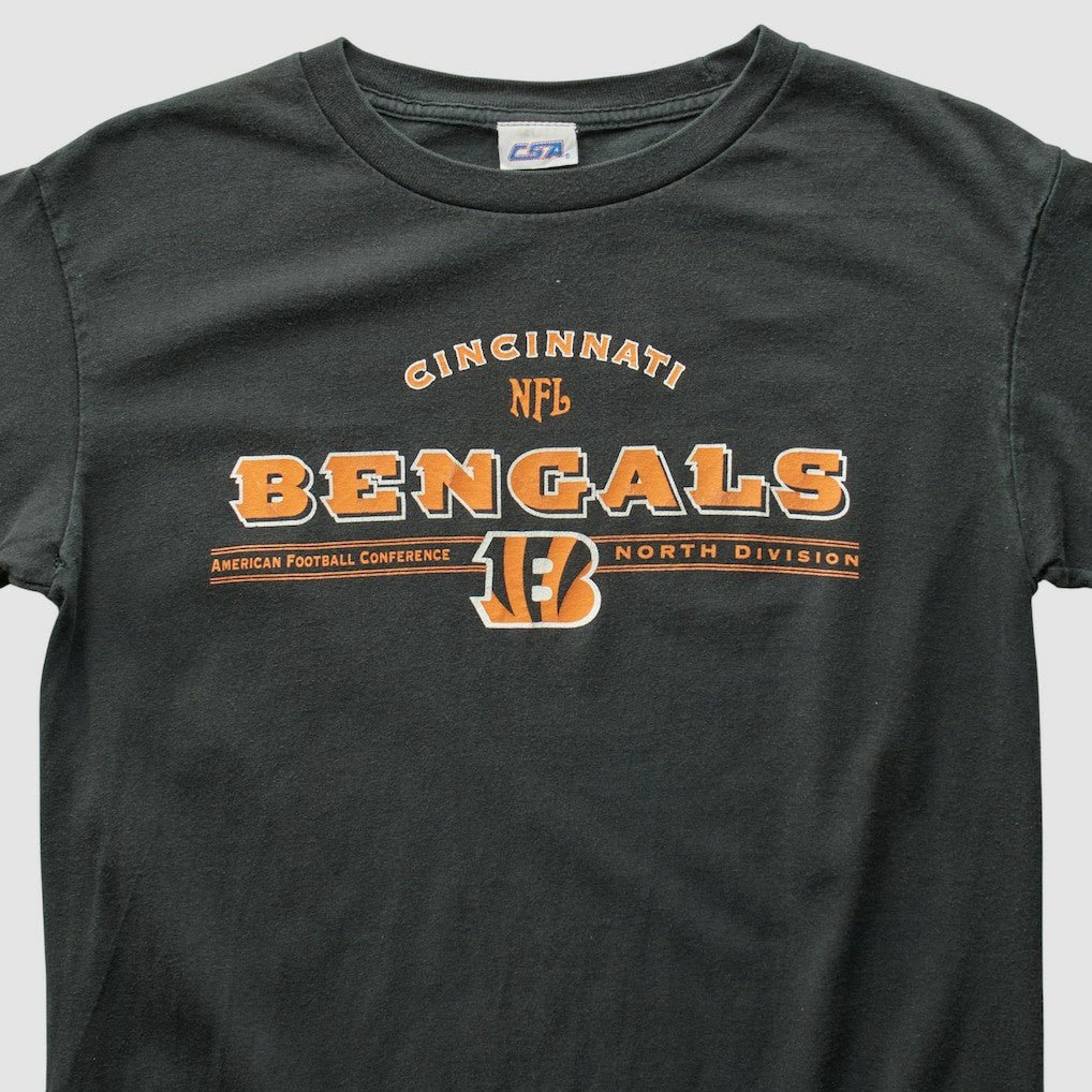 Cincinnati Bengals CSA 2000s T-Shirt Black Vintage - Fanatics